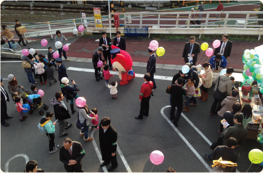 久我山駅ピカピカ祭り「かんにゃん」画像