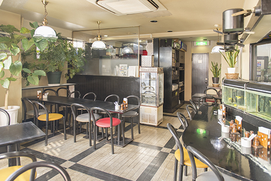久我山駅,喫茶店ライムライト(店内写真)
